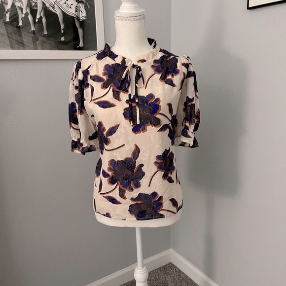 Draper James RSVP Women’s Floral Blouse Size M - Picture 2 of 4